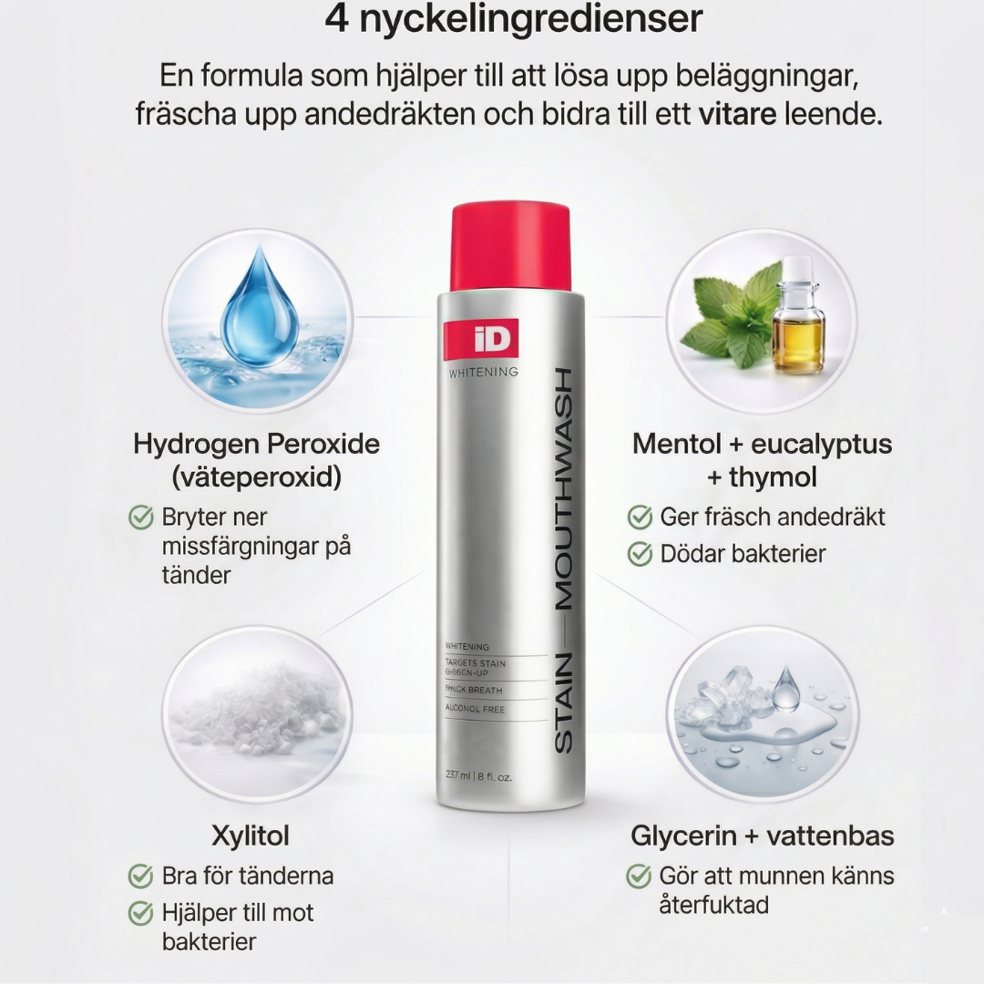 SmileSweep – Vitare leende. Fräschare andedräkt.