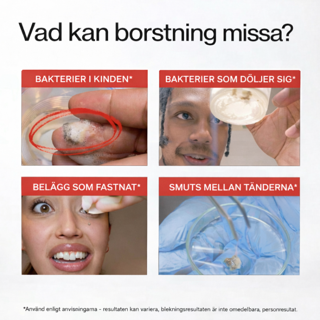 SmileSweep – Vitare leende. Fräschare andedräkt.